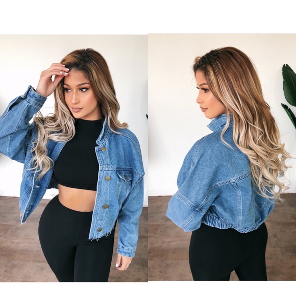 Berlin’s Boutique Jackets & Blazers - KARINA Denim Jacket- medium wash